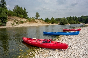 Kayak comparativa canoa