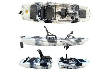 Kayak de pesca desmontable - long wave