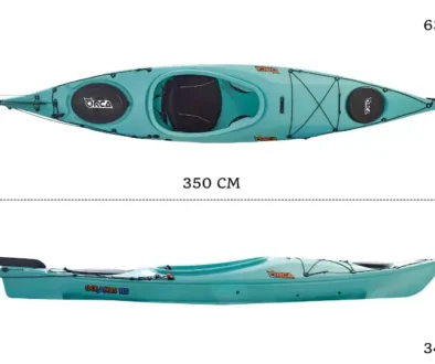 Medidas de un kayak: longitud, anchura y altura
